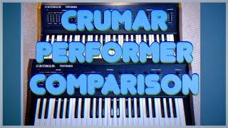 CRUMAR PERFORMER COMPARISON - BOTH FILTER VERSIONS