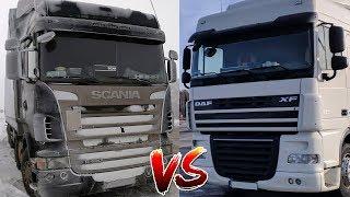 DAF XF105 после SCANIA R420