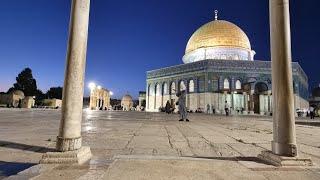 جولة ليلية في رحاب المسجد الاقصى..night tour in AL aqsa mosque