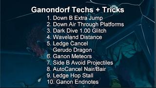 2017 Melee Techs Guide: Ganondorf Melee Tricks