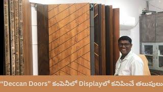 Different Types and Designs of Doors in Display at "Deccan Doors"