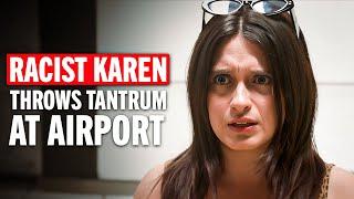 Racist Karen Throws A Tantrum, But Regrets It Instantly