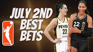 Best WNBA Player Prop Picks, Bets, Parlays, Moneylines Today Tuesday July 2nd 7/2