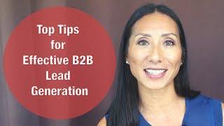 5 Tips for Effective B2B Lead Generation: An Inbound Marketing Video Tutorial