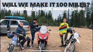 Will our CHEAP Dirtbikes Make it? $1000 Motorcycle Challenge