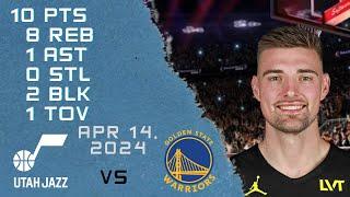 Micah Potter Player Full Highlights VS WARRIORS NBA Regular Season Game 14-04-2024