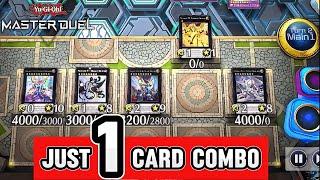 5 BOSSES with ONE CARD COMBO , XYZ Dragons with only one card Crushing Meta [Master Duel]