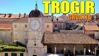 TROGIR,CROATIA: A CHARMING TOWN FULL OF HISTORICAL TALES FROM BYGONE TIME  | 4K