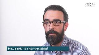 The procedure of hair transplant