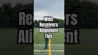 Wide Receivers Football Tips | Alignment w/ Route Surgeon #fyp #shorts #subscribe