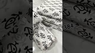Elegant Black & White Handblock Cotton Fabric ,cotton fabric #CottonFabric #FabricLover #Black&White