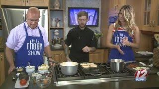 Chef Kyle Gerard from Tree House Tavern in the Rhode Show Kitchen