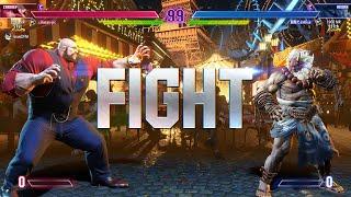 Street Fighter 6  itazan (Rank #2 Zangief)  Vs Alisa (Akuma) SF6 High Level Match's!