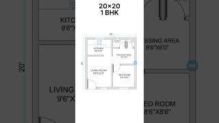 20x20 home plan design