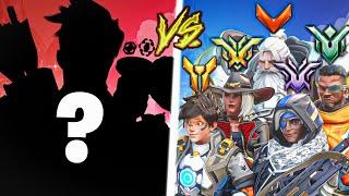 1 Top 500 vs 5 Players, But Top 500 goes MYSTERY HEROES