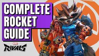 Complete Rocket Raccoon Guide - Healing, Buffing, Dashing, And More | Marvel Rivals