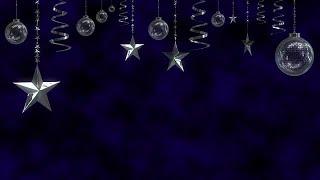 Tinsel, Stars, And Christmas Balls Stock Motion Graphics