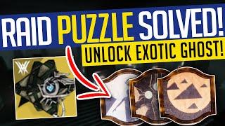 Destiny 2 | RAID PUZZLE SOLVED! How To Unlock IMPERIOUS SUN Exotic Raid Ghost - DO THIS NOW!