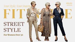 9 CHIC STREET STYLE LOOKS FOR WOMEN OVER 50 | Age-Defying Fashion Inspiration!