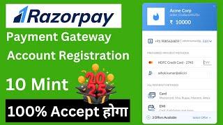 Razorpay Account Kaise Banaye In Hindi | How to  Create Razorpay Account | Best Payment Gateway 2025