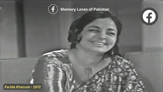 فریدۃ خانم | Farida Khanum's Melodies & Memories! Unmissable Zia Mohyeddin Interview!