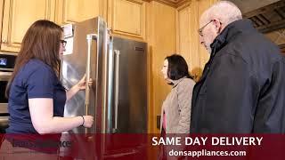 Same Day Delivery with Don's Appliances