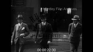 Sir Nigel Gresley and Inspection of Steam Locomotive, 1930s - Film 1004018