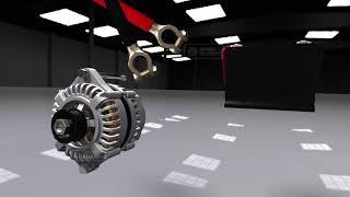 Animation on How Vehicle Alternators Work