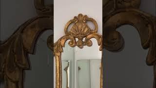 Gold Vintage Mirror #homedecor #thriftfinds #thrifting #luxurydesign