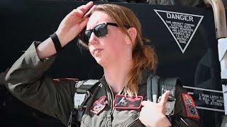 Female Pilots Fly the T 38 Talon Twinjet Supersonic Jet Trainer