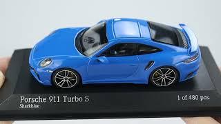 MINICHAMPS 1:43 Porsche 911 (992) TURBO S COUPE SPORT DESIGN 2021  Diecast Car Model Available now