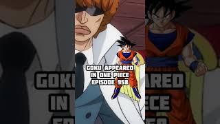 Goku Cameo in One Piece