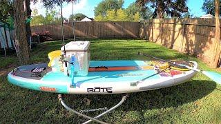 How I set up my Paddleboard for fishing