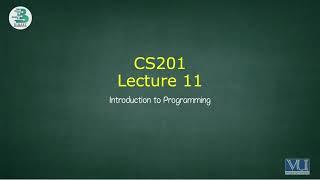 CS201 Lecture 11 | Mid Term