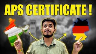 WHAT IS APS CERTIFICATE IN GERMANY? | HOW TO GET APS CERTIFICATE? | PROCESS EXPLAINED 2024-25