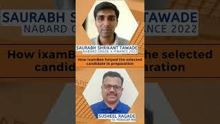 How ixamBee helped the selected candidate in preparation #nabardgradea #selectedcandidate