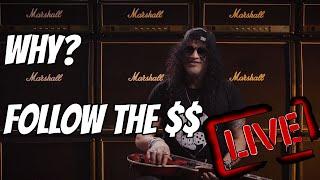 Did Marshall Amps FIRE Slash?  I think so ... Let's Discuss.  TTK LIVE