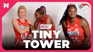 "Which player scares you?" | SSN Tiny Tower Ep.3 | Suncorp Super Netball