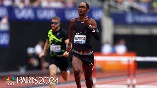 Alison dos Santos dominates in London Diamond League men's 400m hurdles victory | NBC Sports