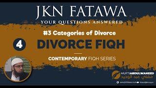 Categories of Divorce | Mufti Abdul Waheed - jknfatawa.co.uk