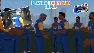 Playing For Team India  । WCC 3 Career Mode Gameplay Video