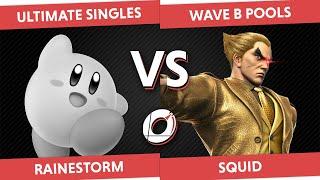 Overdrive 11 - Isle of Man SSBU - Wave B Pools - Rainestorm (Kirby) vs Squid (Kazuya)