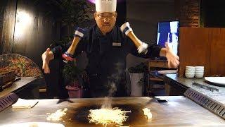 철판요리 달인의 놀라운 손놀림 - 평촌 / Amazing skill of teppanyaki master - korean street food