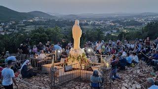 Medjugorje - live Rosary for World Peace and extraordinary apparition