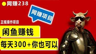 2024年闲鱼赚钱项目 外面收费1688 无需货源别人每天赚300+ 你也可以闲鱼刷点币就可以 很简单可放大操作