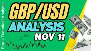 GBP USD Technical Analysis for November 11, 2024