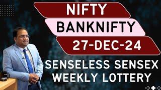 Nifty Prediction and Bank Nifty Analysis for Friday | 27 December 24 | Bank Nifty Tomorrow