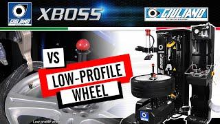 XBOSS Tire Changer vs Low Profile Wheel: Leverless Touchless System in Action