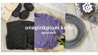 Esther jacket, lento, a testknit, crochet blanket & all the Petiteknit plans: onepinkplum knits ep.8