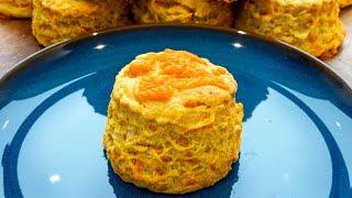 Savoury Cheese Scones. Quick, Simple, & Delicious.